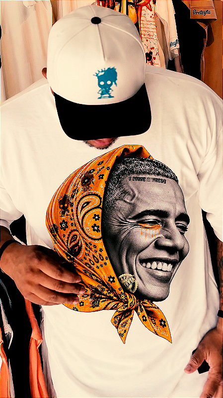 Camiseta Oversized -Barack Obama
