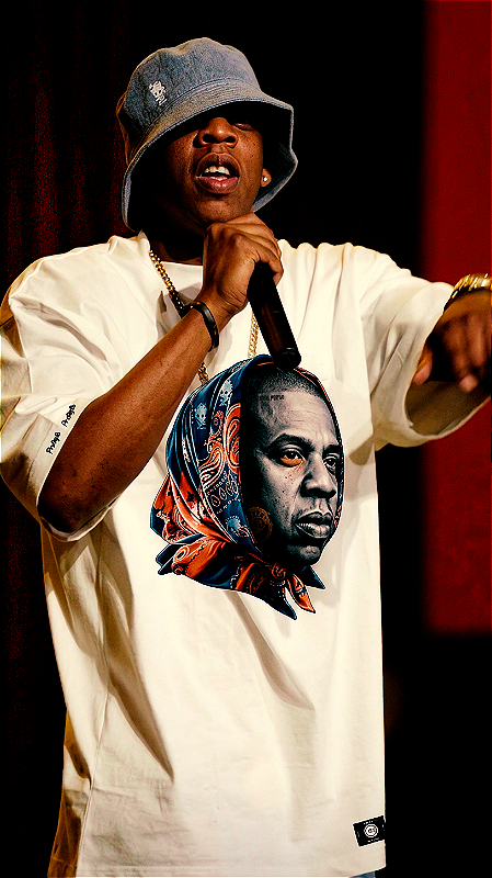 Camiseta Oversized - Jay Z