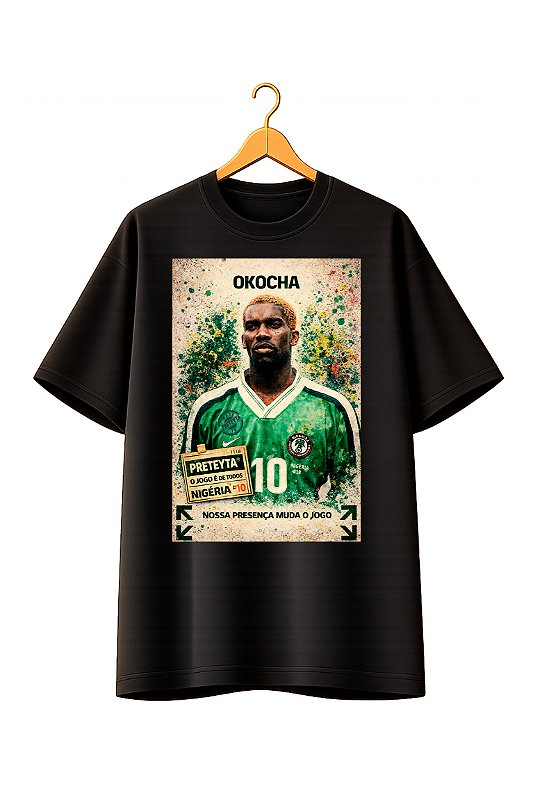 DUPLICADO - Camiseta Oversized Copa Preta - Notorious B.I.G