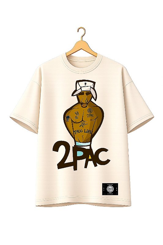 Camiseta Oversized - Tupac