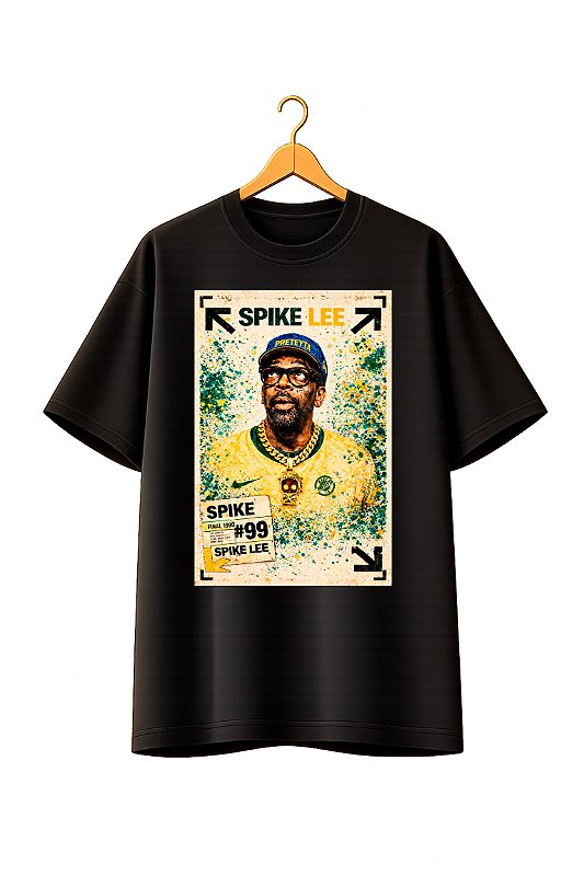 Camiseta Oversized Copa Preta - Spike Lee