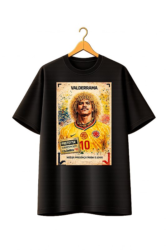 Camiseta Oversized Copa Preta - Valderrama