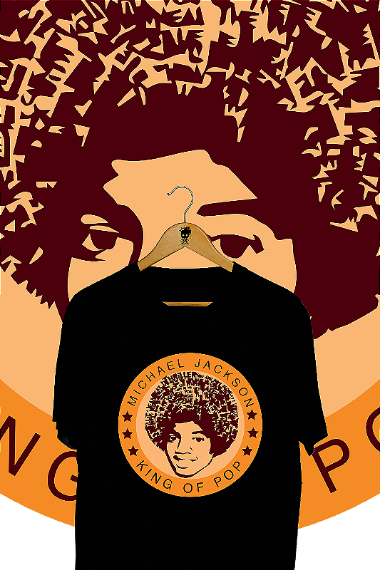 Camiseta Michael Jackson Selo