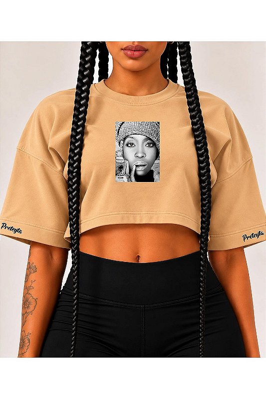 Cropped Overesized Canela Erykah Badu