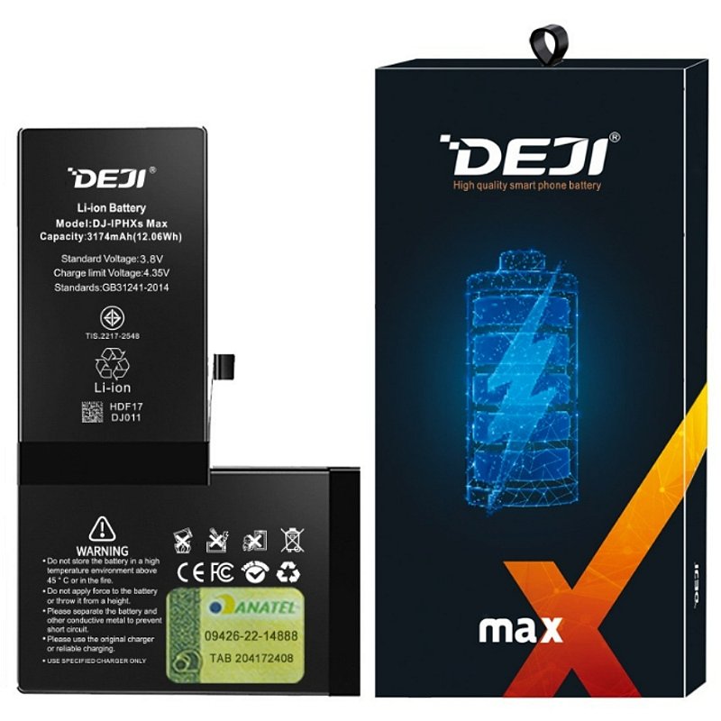 Bateria Apple iPhone XS Max Deji - X3 Distribuidora - Peças