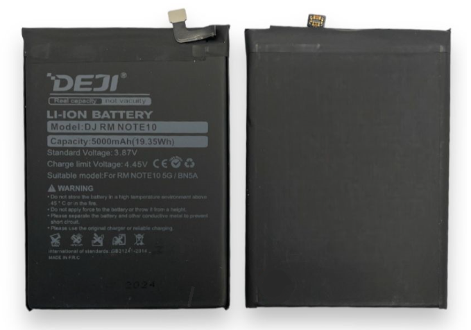 BATERIA REDMI 10 5G 2022/NOTE 10 5G/POCO M3 5G/NOTE 10T 5G BN5A - IMPORTADA