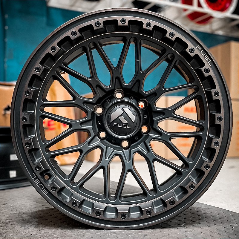 Jogo de rodas Fuel Trigger 20x9" 6x139,7 VPR Brasil