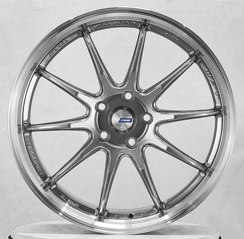 エフ様★WorkEmotionZR10/18x7.5J/5H114.3+38 Jogo de Rodas RAW Work Emotion Zr10 - 18x8,5