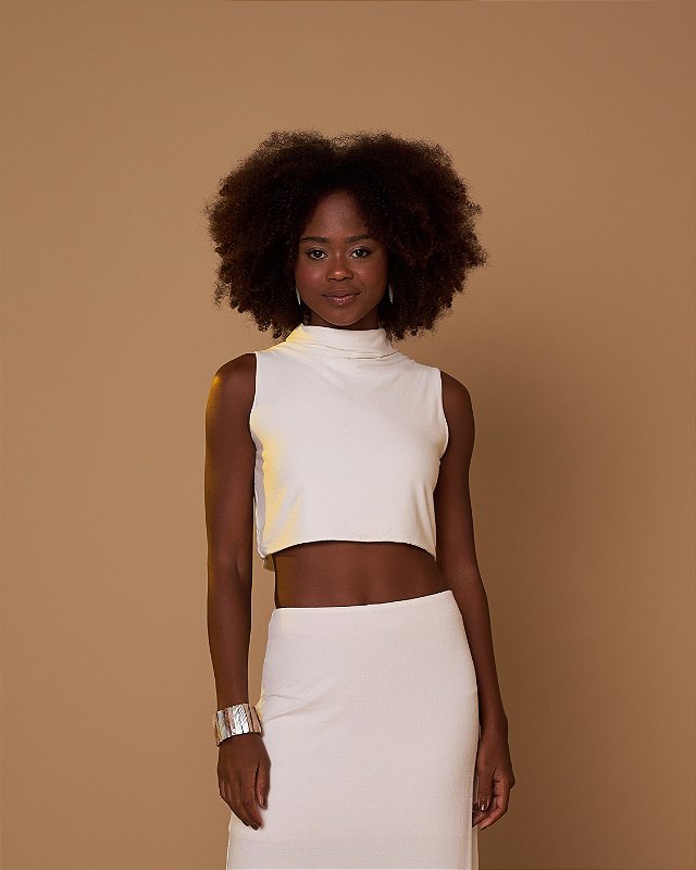 Cropped Bárbara Off White