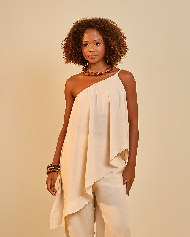 Blusa Marina Areia
