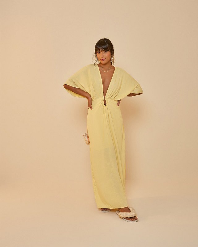 Vestido Eloíse Manteiga