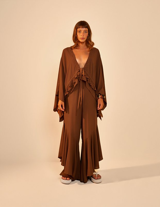 Calça Flare Janaina Chocolate