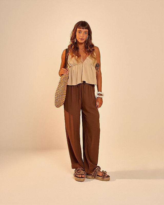 Calça Mali Chocolate