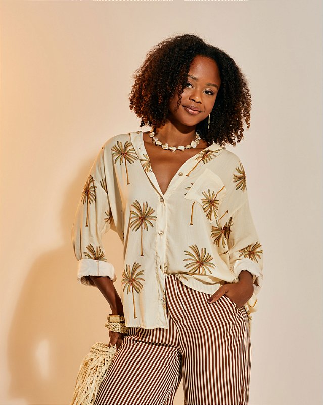 Camisa Manga Longa Coqueiros