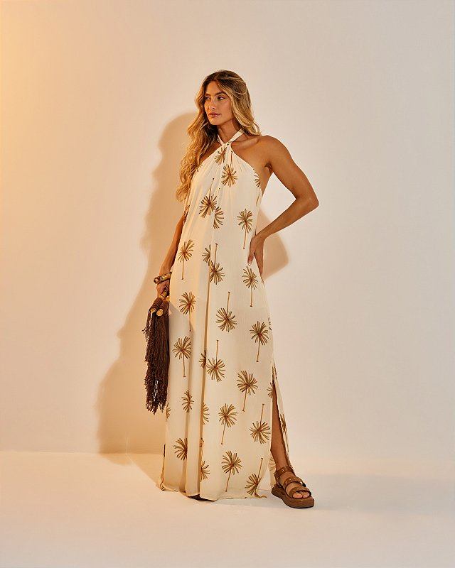 Vestido Longo Yonara Coqueiros