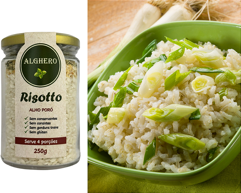 Risotto de Alho Poró