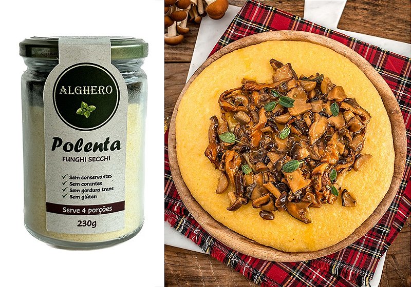 Polenta com Funghi Secchi