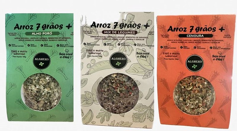 ARROZ 7 GRÃOS + KIT com 03