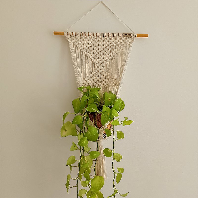 Suporte de planta híbrido grande