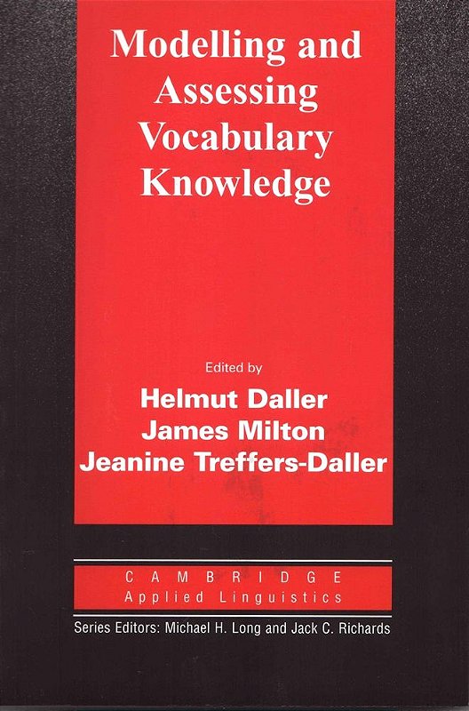 Modelling And Assessing Vocabulary Knowledge Livraria Internacional SBS