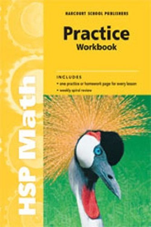 Edition　School　Practice　Publishers　Teacher　Workbook　Harcourt　Grade　Math　SBS