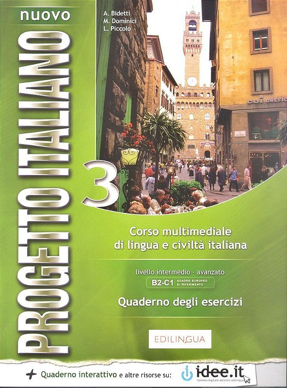 Nuovo Progetto Italiano 3 - Quaderno Degli Esercizi - Livraria ...