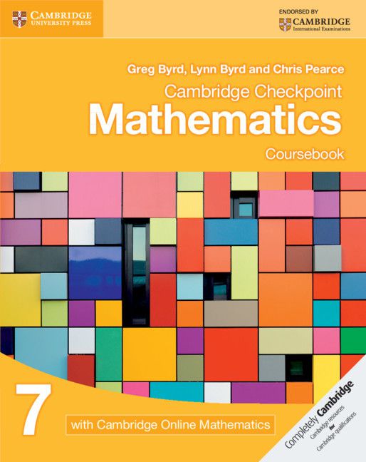 Cambridge Checkpoint Mathematics 7 Coursebook With Online Mathematics