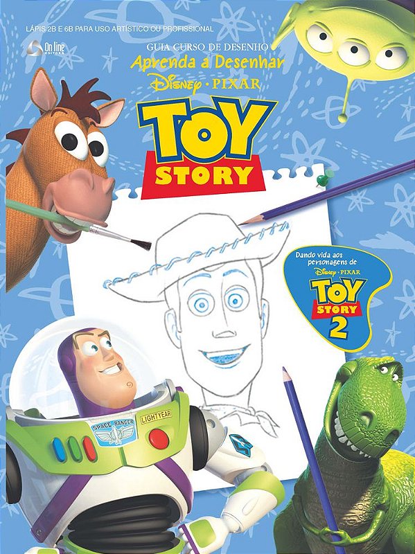Guia Curso De Desenho Aprenda A Desenhar Disney Pixar Toy Story Sbs