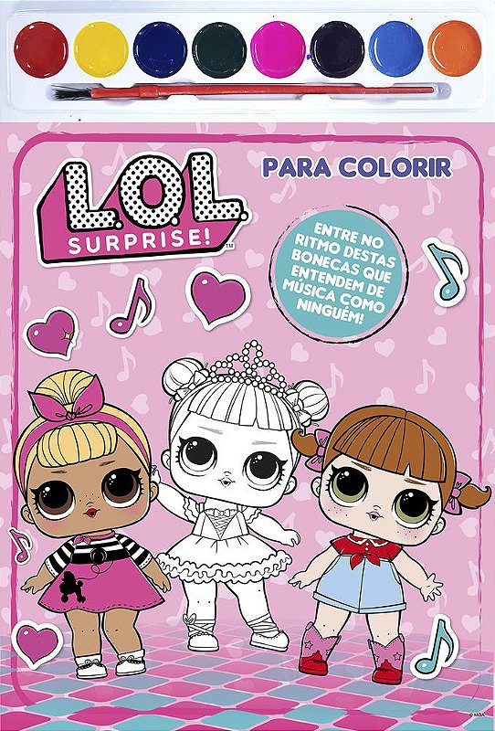 Revista De Colorir Lol Surprise 10 Unidades.