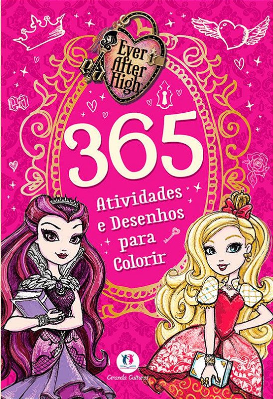 Livro 365 Atividades e Desenhos Para Colorir Barbie