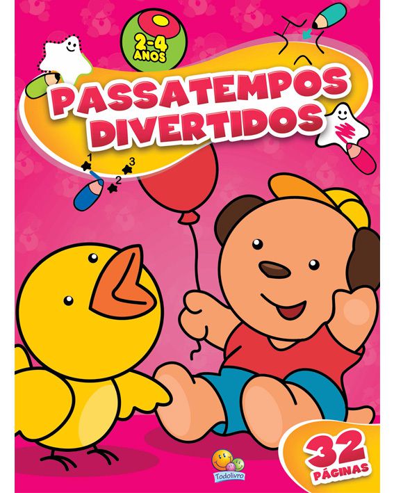 Passatempos Divertidos- 2 A 4 Anos - Livraria Internacional SBS