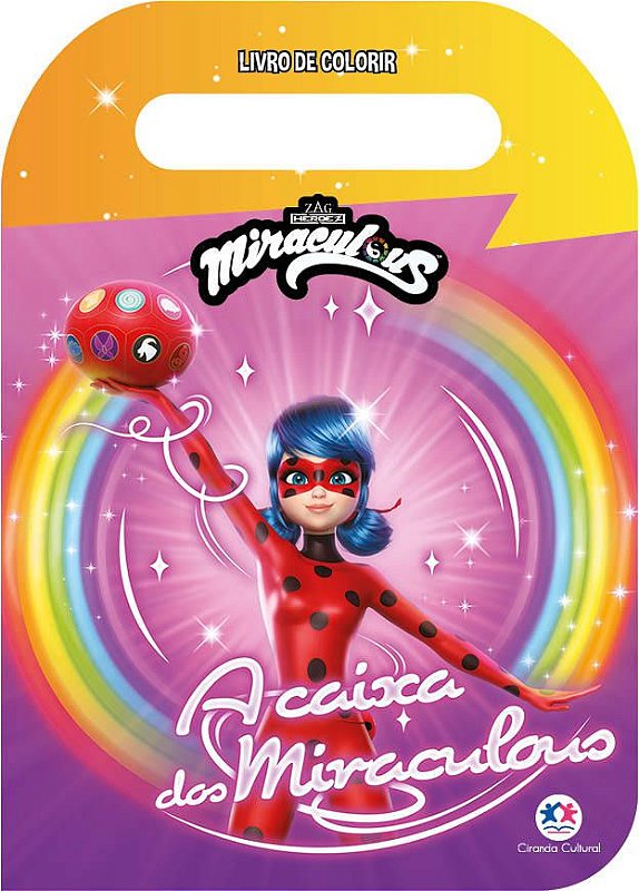 Miraculous - A Caixa Dos Miraculous - Livro De Colorir - Pedagógica -  Papelaria, Livraria, Artesanato, Festa e Fantasia