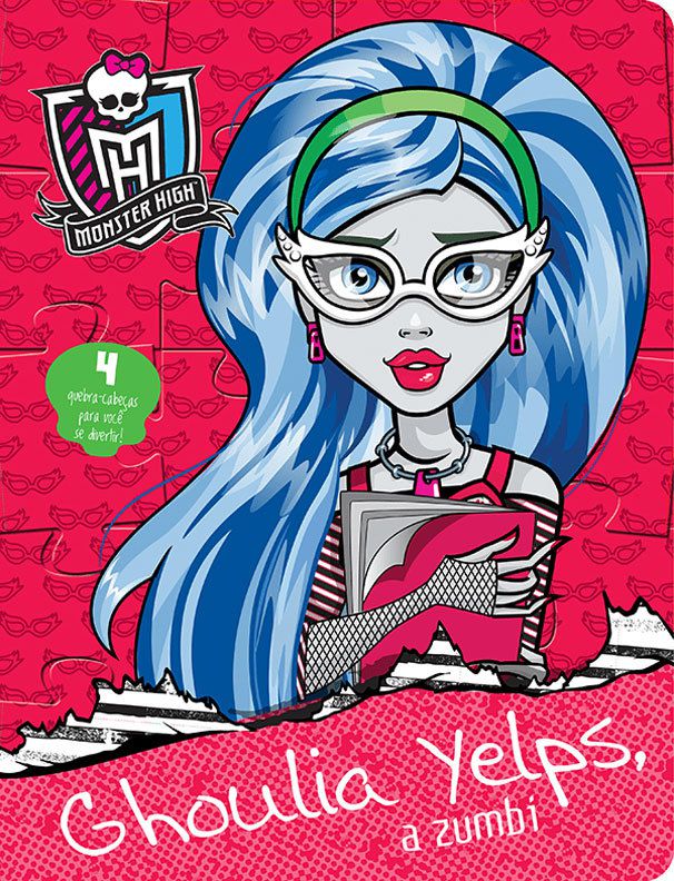 Desenhos das Monster High para colorir - 6 passos