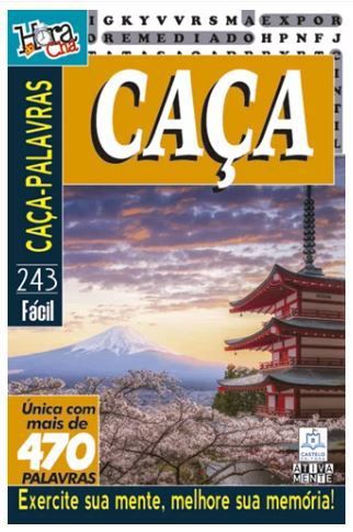 Livro Caça Palavras 243 Fácil Hora Chá