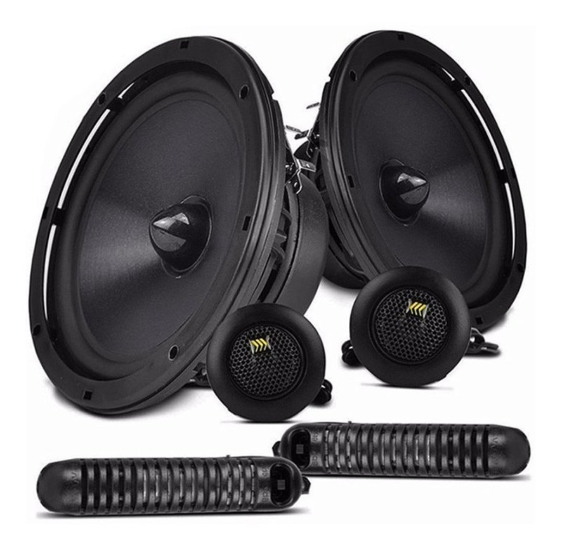 Kit Alto-falante CS60BK + Alto-falante 6x9 Bravox 360w Rms