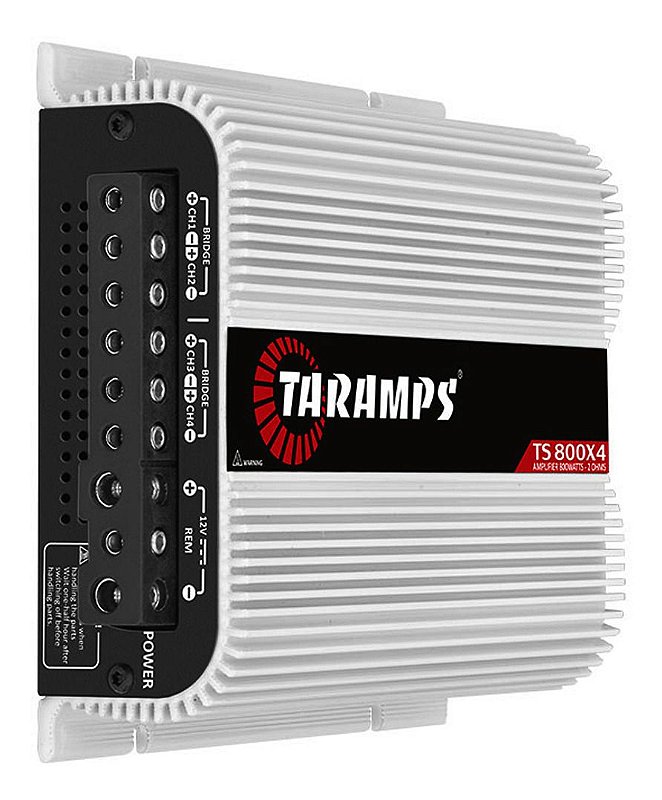 Módulo Amplificador Taramps TS800x4 800W RMS 4 Canais 2 Ohms