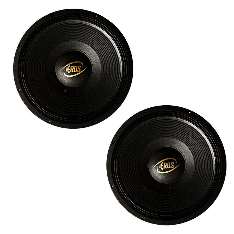 2 Alto Falante Profissional 15 Polegadas Eros Potência 800w Com