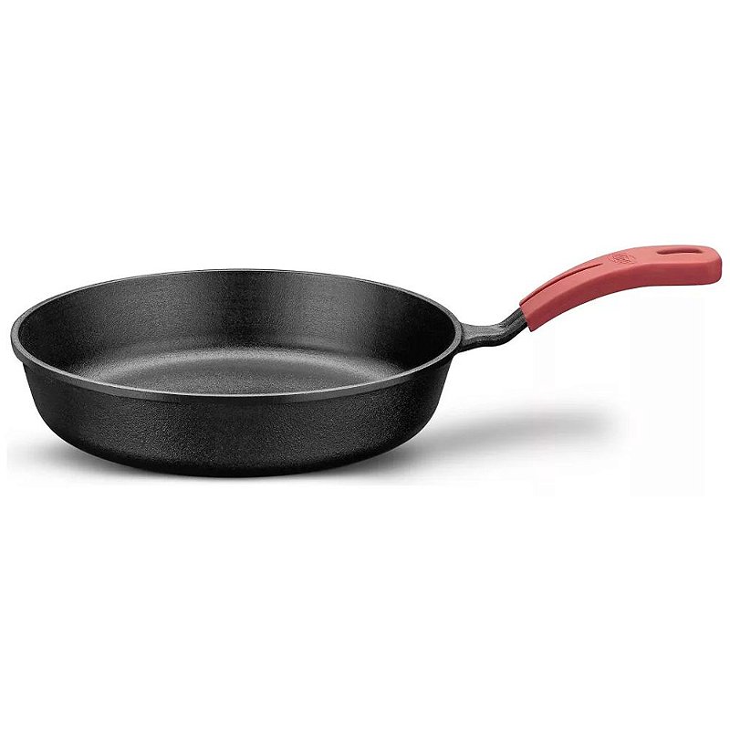 Frigideira 20cm Ferro Fundido Sem Tampa Forno E Fogão Mta Cabo Soft ...