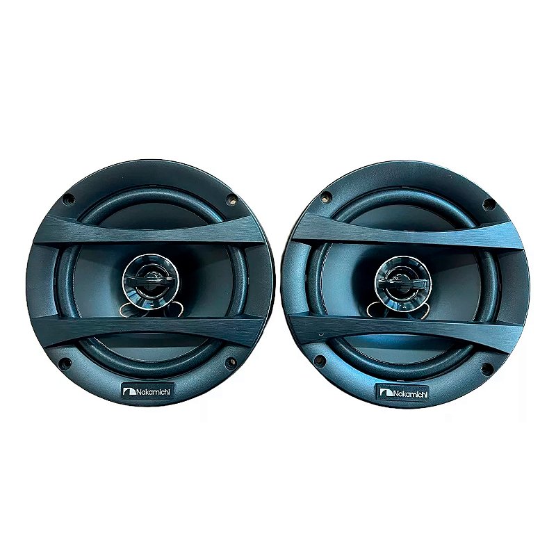 Kit Alto Falante Coaxial Nakamichi NSF623 6 Polegadas 70 WRMS 220