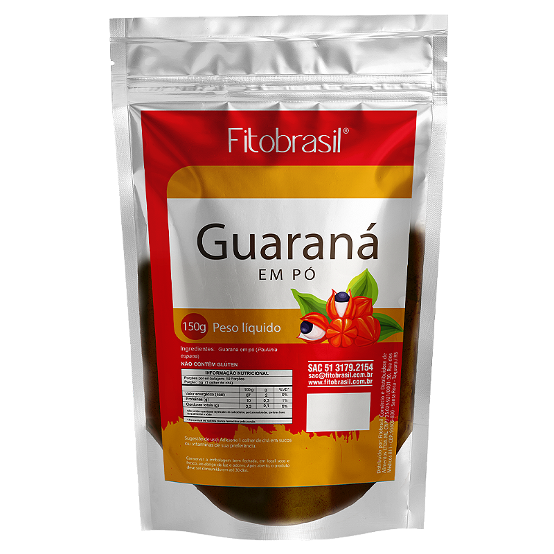 Guaraná em pó 150g - Fitobrasil