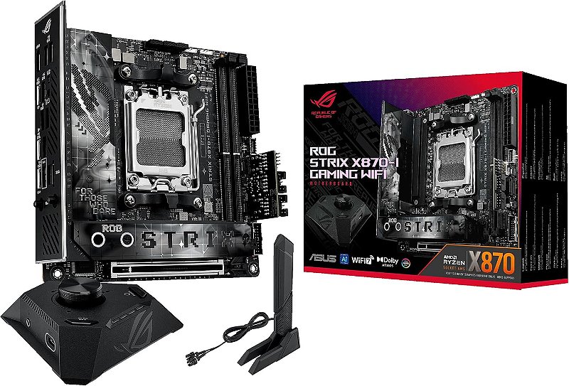 PLACA MAE ASUS ROG STRIX X870-I GAMING WIFI PCI-E 5.0 DDR5 USB4 M
