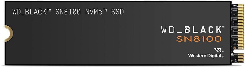 SSD M.2 WD BLACK SN8100 2TB NVME GEN 5 PCIE 5.0 X4 2280 14,900 MB