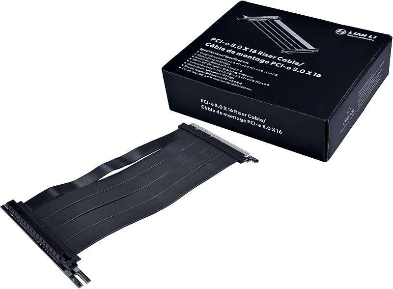 のり liantaiqianye119 CABO LIAN LI PCIE 5.0 RISER CABLE PREMIUM PCI-E 16X 5.0 DOUBLE