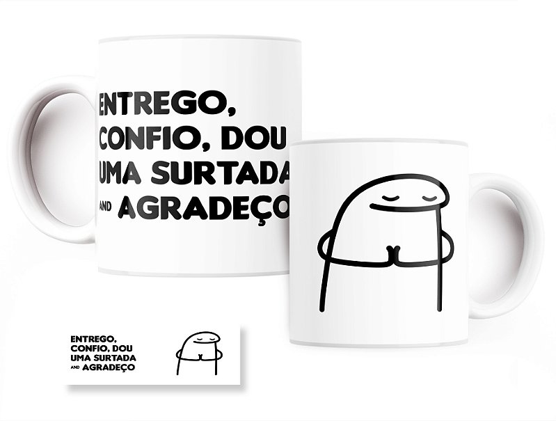 Caneca Flork Meme Bentô Divertida - Cansei