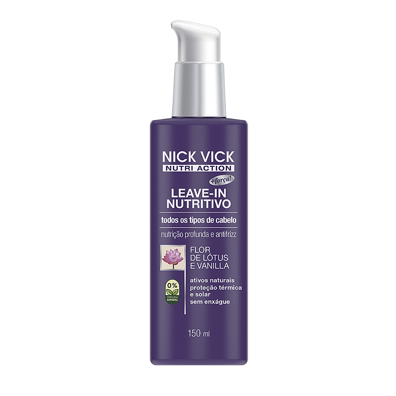 Leave In Antifrizz Nick Vick Nutri 150ml - NV Beauty Shop