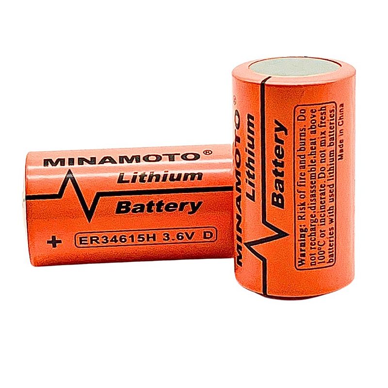 BATERIA MINAMOTO LITHIUM ER34615H 3,6V - RS COMPONENTES ELETRÔNICOS