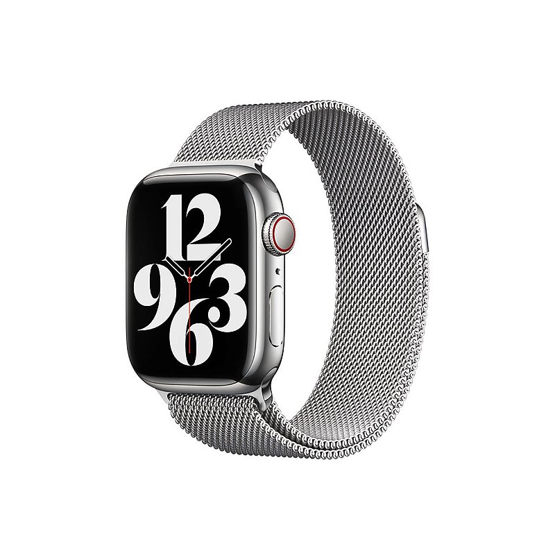 Pulseira Milanese para Apple Watch 38 / 40 / 41 / 42MM Prata ․