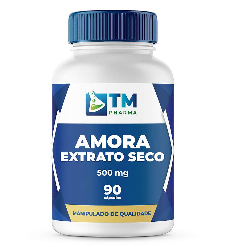 Amora Extrato Seco 500mg 90 Cápsulas - TM Pharma - Farmácia de ...