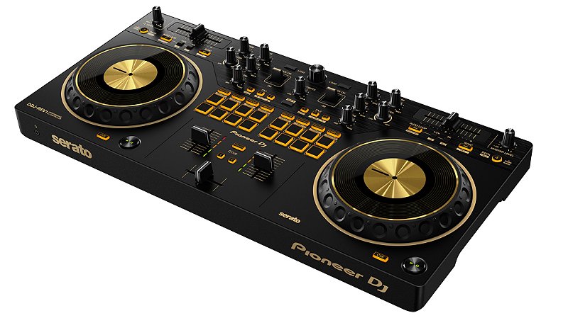 Pioneer DDJ-REV1 ジャンク Controlador Pioneer DDJ REV1 Gold Com Serato DJ 2 Canais