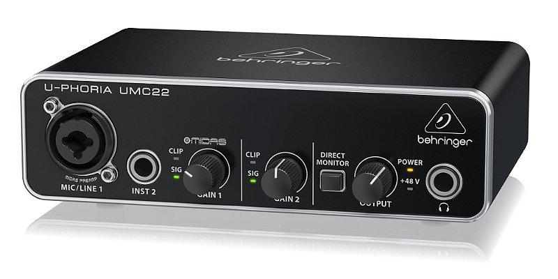 Behringer Uphoria UMC22 Audio interface on sale